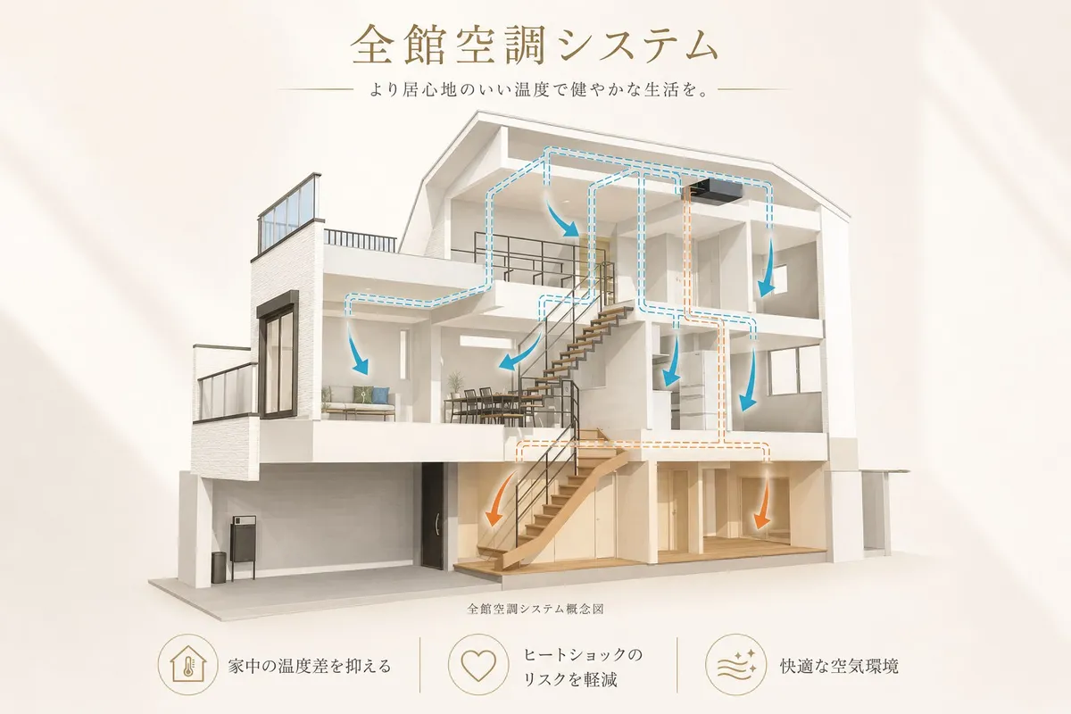 全館空調システム イメージ