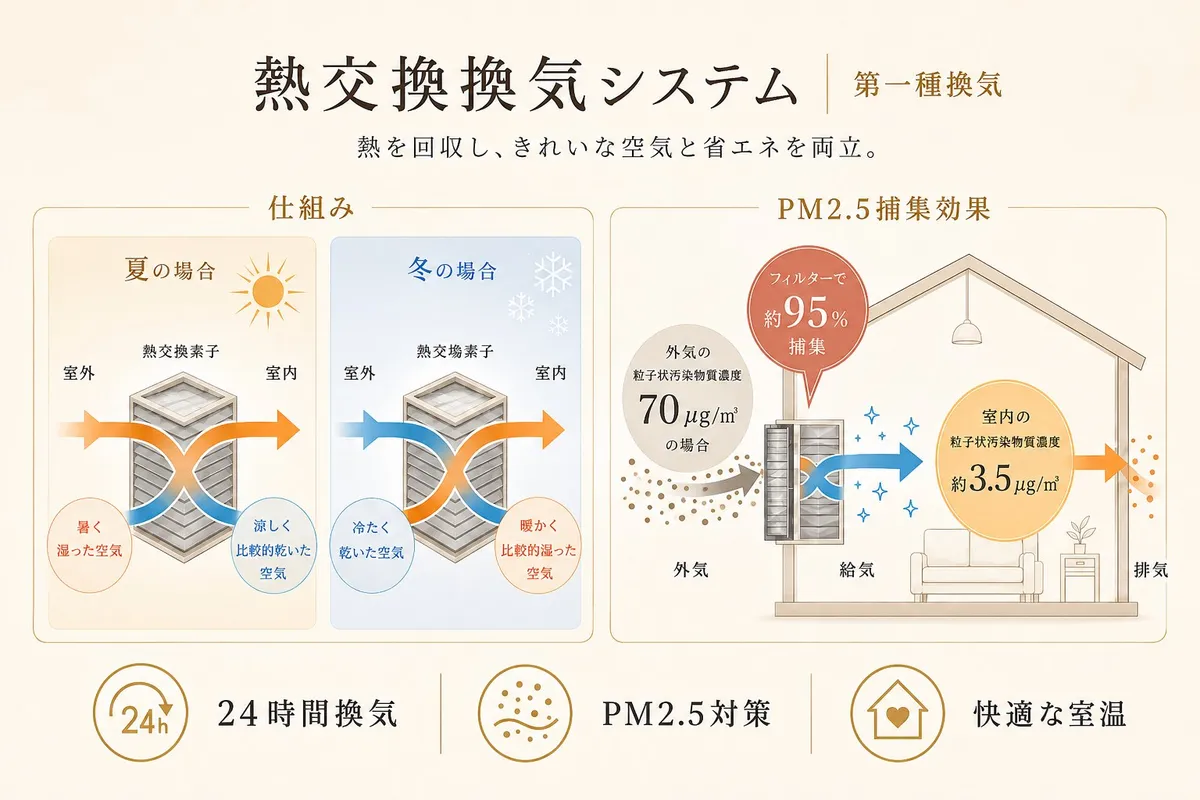 熱交換換気システム イメージ