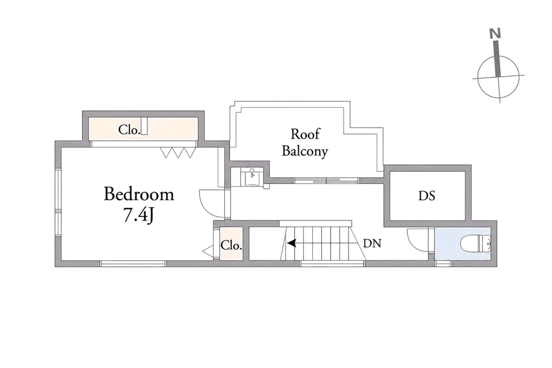 EAST A号棟 3F 間取り図
